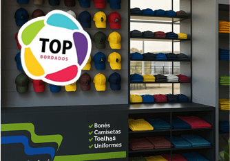 Interior da loja de conveniência